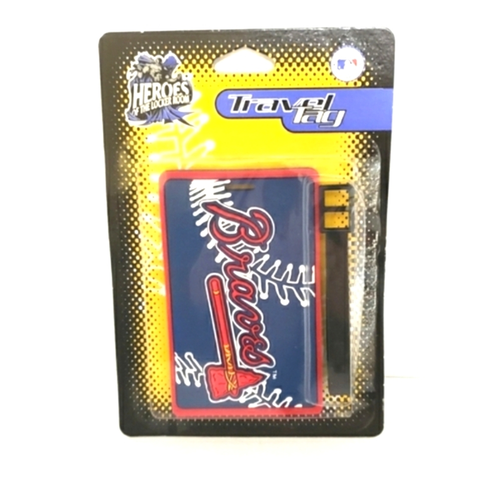 Vintage 1998 ATLANTA BRAVES Team Travel Luggage Tag NEW